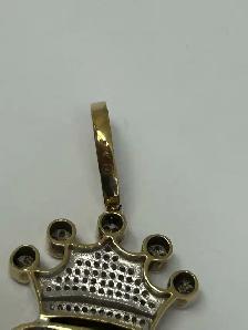 10k Inatial B Crown Pendant - Photo 7