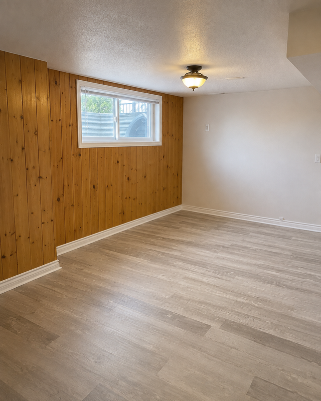 3 Bedroom, 2 bath basement for rent, Queen & McLaughlin ave