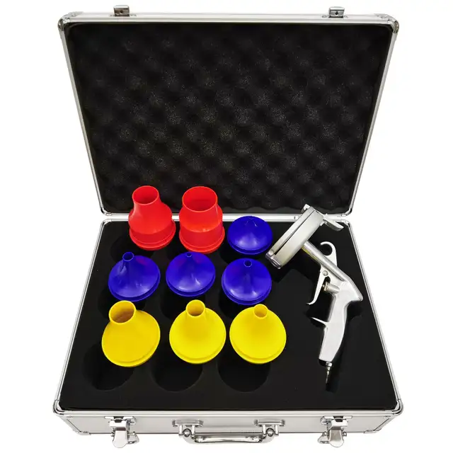 Promotion Pneumatic Hose Cleaning Gun kit With 9 Nozzles 056575