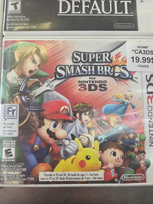 Jeux de 3ds
