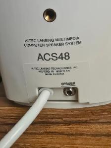 ALTEC LANSING ACS48 Computer Speaker System & Powered Subwoofer - Photo 5
