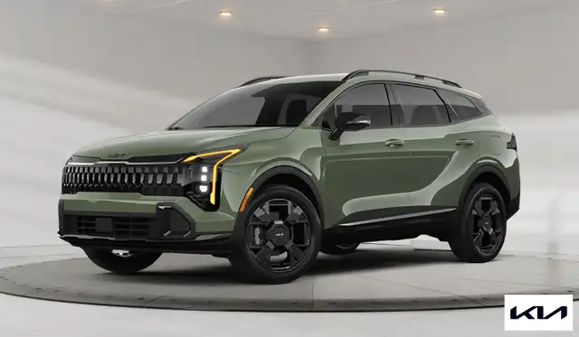 2026 Kia Sportage X-Line Jungle Green, AWD, Adaptive Cruise & He