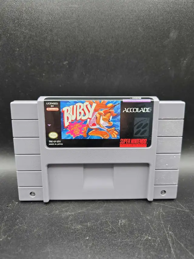 NINTENDO SNES BUBSY