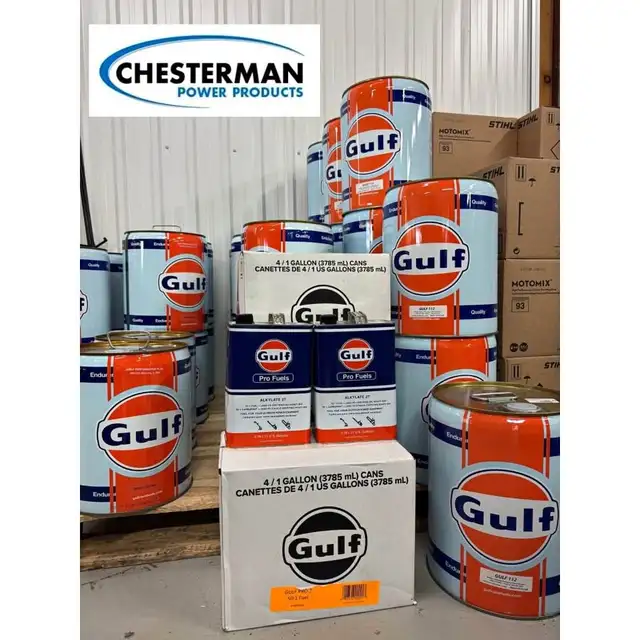 High Octane Gulf Race Fuel