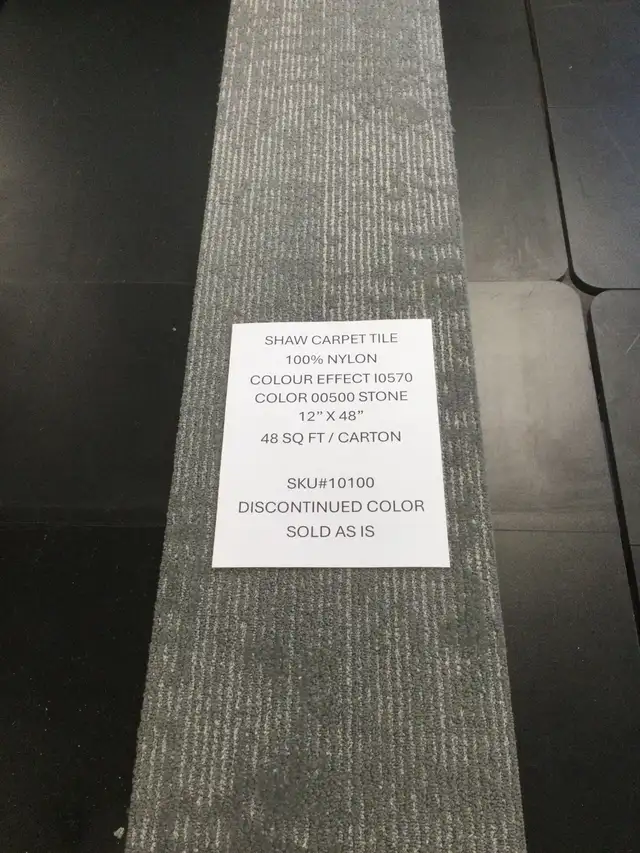 NEW 6000 sq feet Nylon Carpet tile, Patcraft, 12x48, $2.00 sq ft