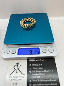 10k yellow gold Bracelet # R 14 - Photo 5