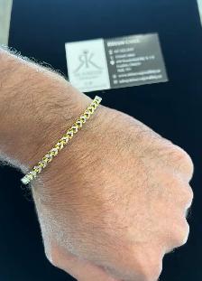 10k yellow gold Bracelet # R 14 - Photo 8
