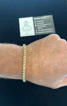 10k yellow gold Bracelet # R 14 - Photo 9