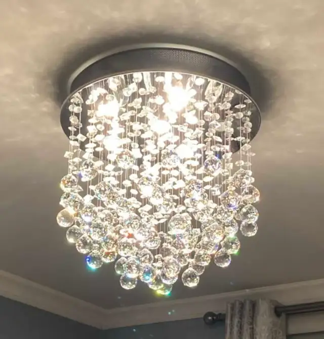 Modern Crystal Raindrop Chandelier