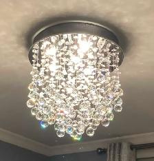 Modern Crystal Raindrop Chandelier