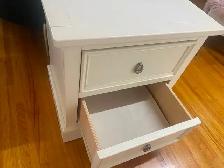White Bedside Table - Photo 2
