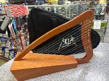 Aklot 15 String Mahogany Harp With Soft Case