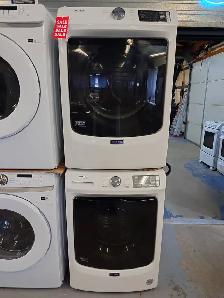 Maytag '27' White Front Load Washer / Dryer Set on Sale‼️
