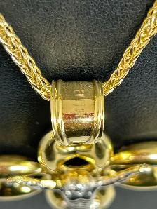 10k 2Tone Puffed Gucci Crusifix - Photo 4