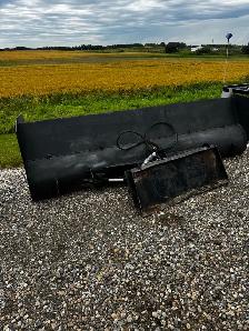 skid steer snow blade