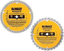 New! DeWalt 2-Pack 10' 60 Tooth & 32 Tooth Saw Blades Combo Pack - Photo 2