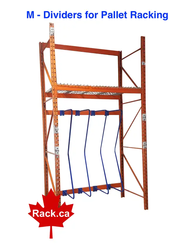 M-SHAPED DIVIDER FOR PALLET RACKING