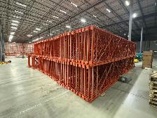 Used RediRack pallet racking frames 48" Deep. Like new.