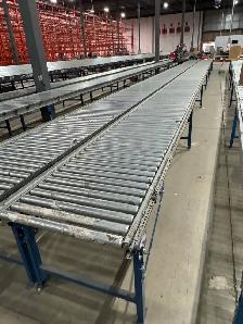 USED Gravity conveyor 30" wide x 10’ long