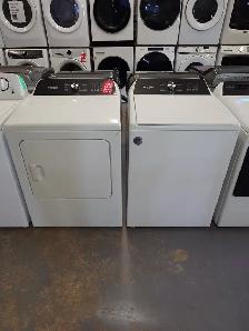 Whirlpool '27' White Top Load Washer / Dryer Set on Sale‼️