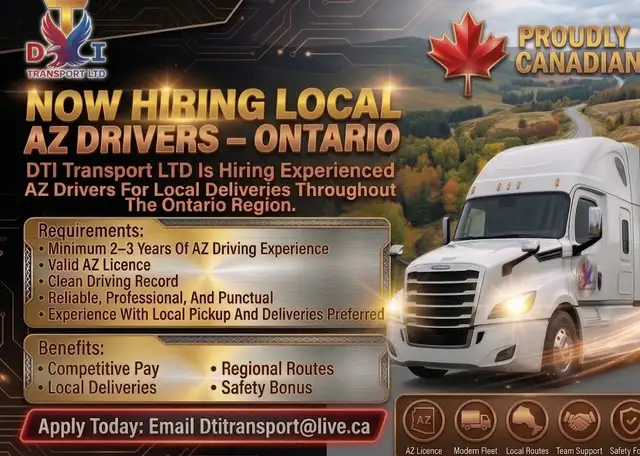 Local AZ Driver – Ontario