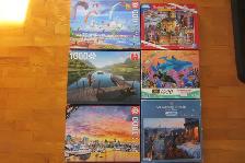 Casse-têtes 1000 pièces à vendre ... voir photos