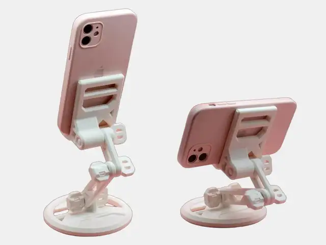 Fully Adjustable Phone & Tablet Stand - Desk Organizer