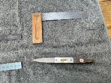 2 Vintage Combination Squares, 1 Wood Handle Square & 3 Levels ! - Photo 5