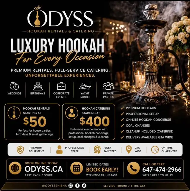 Hookah Rentals And Catering