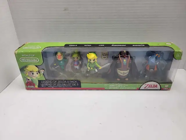 The Legend of Zelda Wind Waker 5 Figure Gift Pack