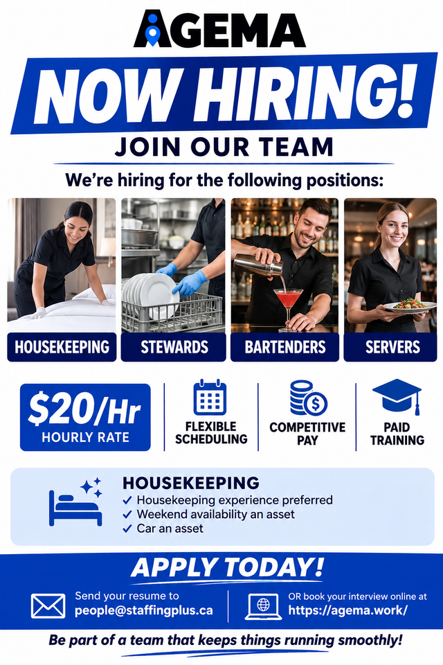 HOUSEKEEPERS WANTED