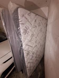 PILLOW TOP MATRESS  SET, DOUBLE, $200