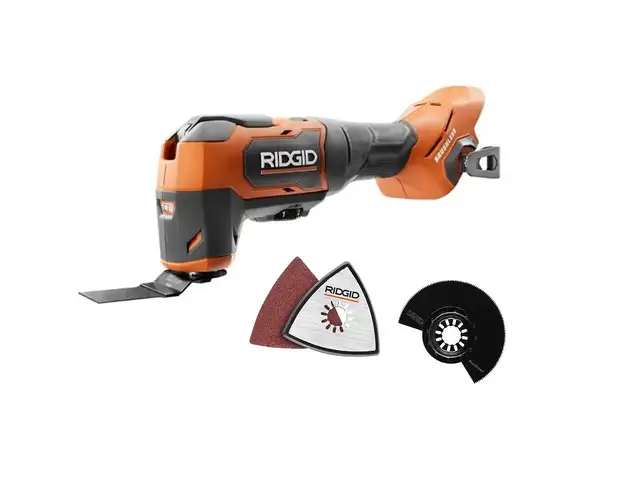 New! RIDGID 18V Brushless Cordless Oscillating Multi-Tool