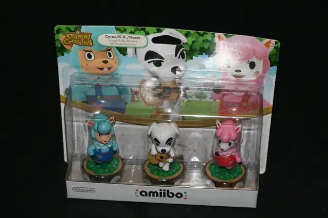 NINTENDO SWITCH AMIIBO ANIMAL CROSSING 3-PACK NEW SEALED