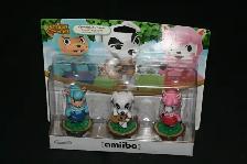 NINTENDO SWITCH AMIIBO ANIMAL CROSSING 3-PACK NEW SEALED