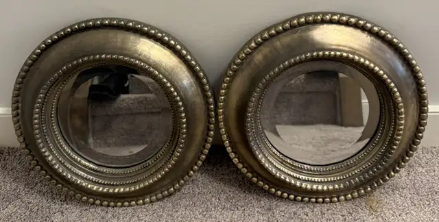 Two Round Porthole Mirrors