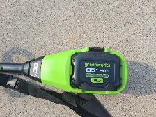 Greenworks 80Volt Sting Trimmer80 volt String Trimmer, 4Ah Batt - Photo 2