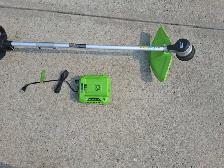 Greenworks 80Volt Sting Trimmer80 volt String Trimmer, 4Ah Batt - Photo 3