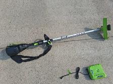 Greenworks 80Volt Sting Trimmer80 volt String Trimmer, 4Ah Batt - Photo 4