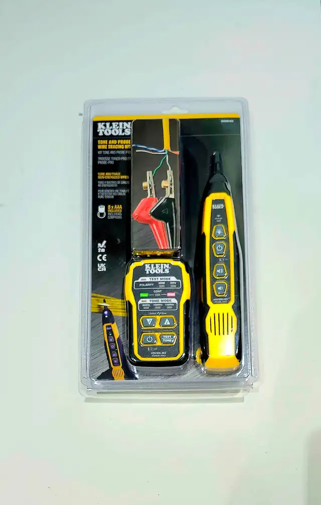 New! Klein Tools Pro Tone and Probe Electrical Wire Tracer Kit