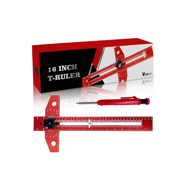 New! VBoweiti 16' Precision Marking T-Ruler Positioning Scribing