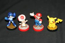 NINTENDO AMIIBO PIKACHU. MEGA MAN, SUPER MARIO, TOAD LIKE NEW