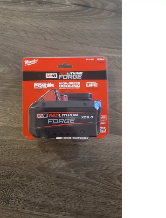 New! Milwaukee M18™ Redlithium FORGE XC8.0 Battery sealed