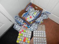 USED/RECYCLED GOLF BALLS .ALL HAND SCRUBBED /SORTED