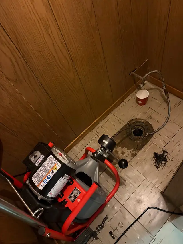 Unclogging Drain & Camera Inspection