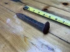 Antique Blacksmith Railroad Spike Made Into an Anvil Hardy Stake - Photo 6