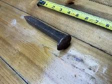 Antique Blacksmith Railroad Spike Made Into an Anvil Hardy Stake - Photo 7