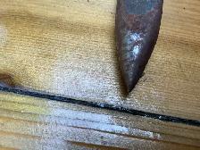 Antique Blacksmith Railroad Spike Made Into an Anvil Hardy Stake - Photo 9