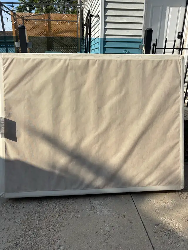 queen box spring and bed frame - Free
