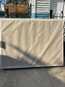 queen box spring and bed frame - Free